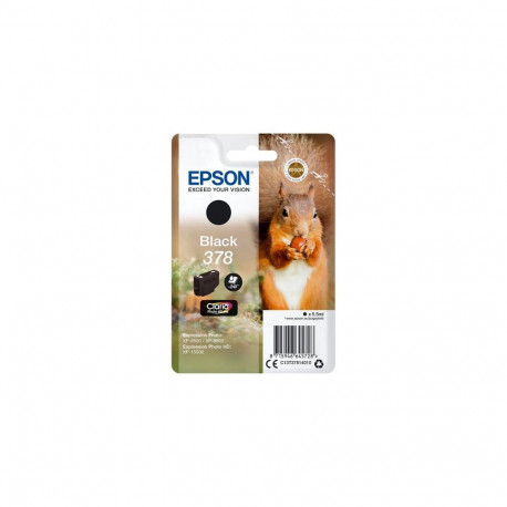 Epson Squirrel Singlepack Black 378 Claria Photo HD Ink
