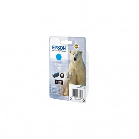 Epson Polar bear 26 Claria Premium Single Cyan Ink