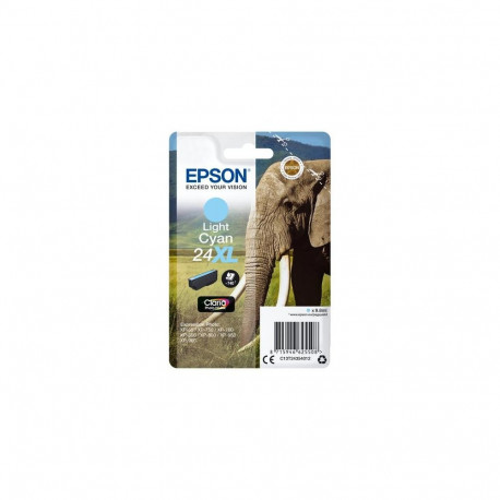 Epson Elephant 24XL Claria Photo HD Single Light Cyan Ink