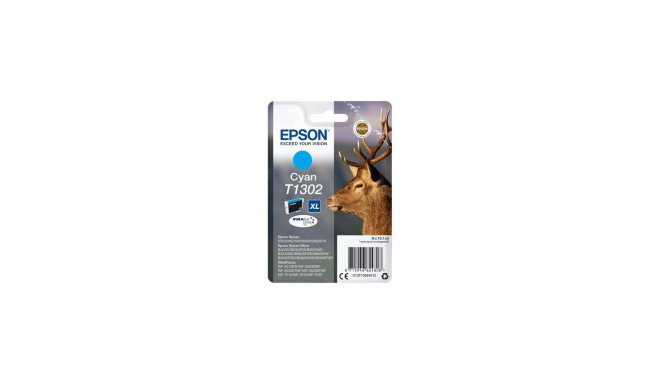 Epson Stag Singlepack Cyan T1302 DURABrite Ultra Ink