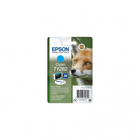 Epson Fox Singlepack Cyan T1282 DURABrite Ultra Ink