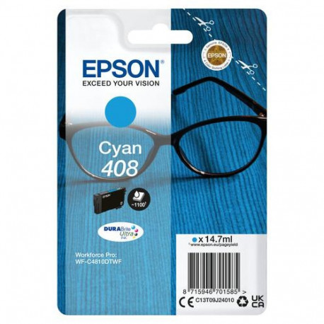 Epson 408 Spectacles DURABrite Ultra Single Cyan Ink