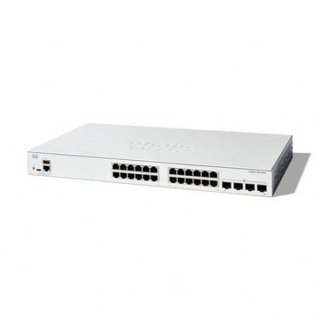 Cisco Catalyst 1200-24T-4G Smart Switch, 24 Port GE, 4x1GE SFP, Limited Lifetime Protection (C1200-2