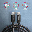 Axagon BUCM-CM30AB USB cable USB 2.0 3 m USB C Black