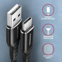 Axagon BUCM-AM20AB USB cable USB 2.0 2 m USB A USB C Black
