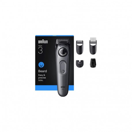 Braun BeardTrimmer 3 BT3560 beard trimmer Battery 40 2 cm Black, Grey