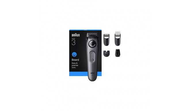 Braun BeardTrimmer 3 BT3560 beard trimmer Battery 40 2 cm Black, Grey