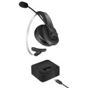 LogiLink BT0059 headphones/headset Wireless Head-band Office/Call center Bluetooth Charging stand Bl
