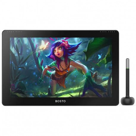 BOSTO BT-16HDK graphic tablet Black 5080 lpi 344 x 194 mm USB