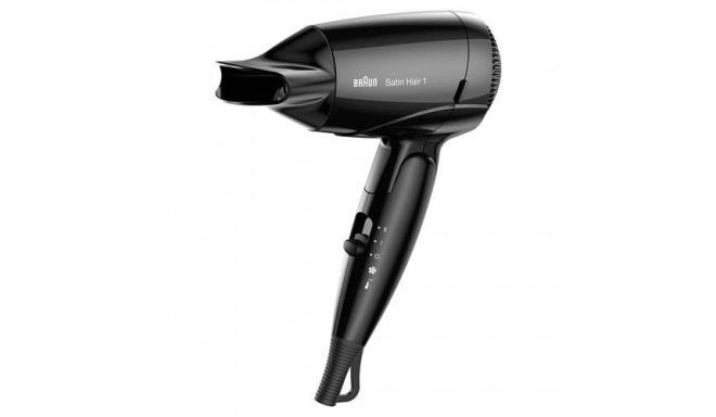 Braun HD130 hair dryer 1200 W Black