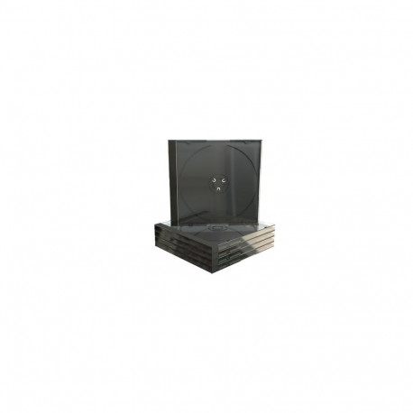 MediaRange BOX31 optical disc case Jewel case 1 discs Black, Transparent