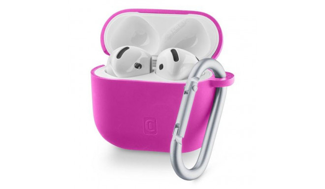 Cellularline Bounce - AirPods 4/4 ANC Soft touch silicone AirPod case with hook