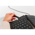 BakkerElkhuizen Goldtouch Travel Go2 Wired keyboard Office USB QWERTZ German Black