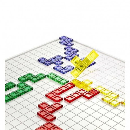 Mattel Games Blokus Strategy Family Board Game for Kids & Adults with Color Blind Accessible Pie