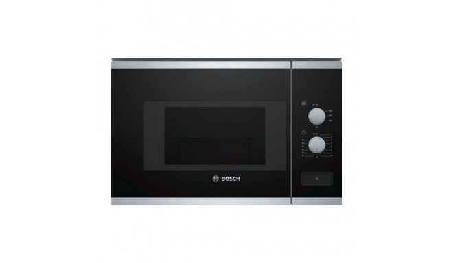 Bosch BFL520MS0 microwave Built-in Combination microwave 20 L 800 W Black, Stainless steel