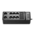 APC Back-UPS, 500VA/300W Floor/Wall Mount, 230V, 8x French/Belgian outlets, USB Type A Port, User Re