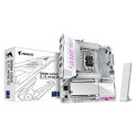 GIGABYTE B860M AORUS ELITE WF6E ICE Motherboard - Intel Core Ultra Series CPUs, 12+1+2+1 Phases VRM,