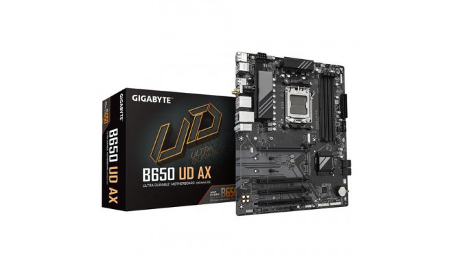 GIGABYTE B650 UD AX Motherboard - AMD Ryzen 9000 Series CPUs, 6+2+2 Phases VRM, up to 7600MHz DDR5 (