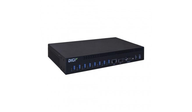 Digi AW08-G300 interface hub USB 3.2 Gen 1 (3.1 Gen 1) Type-A 10000 Mbit/s Black