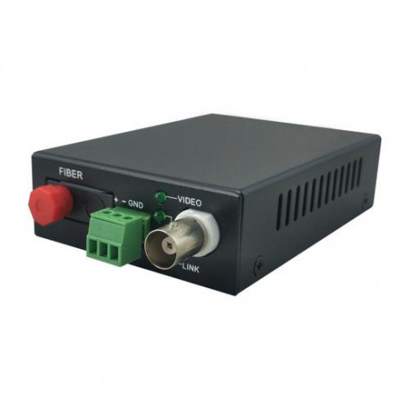 LevelOne 1-Channel BNC over Fiber Optic Extender Kit, 20km