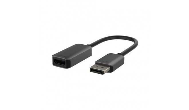 Belkin AVC011btSGY-BL 0.22 m DisplayPort HDMI Black