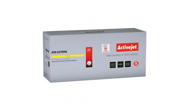Activejet ATK-5270YN toner (replacement for Kyocera TK-5270Y; Supreme; 6000 pages; yellow)