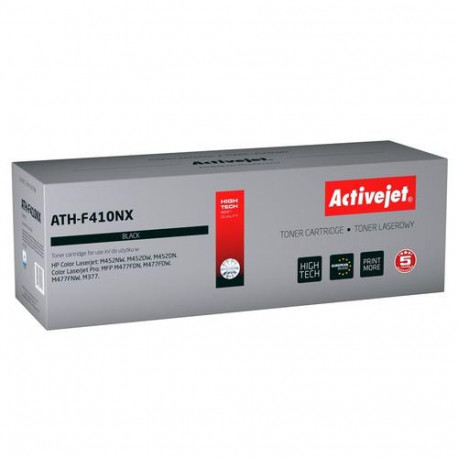 Activejet ATH-F410NX Toner cartridge for HP/Canon printers, compatible with HP 410X CF410X; Canon CR