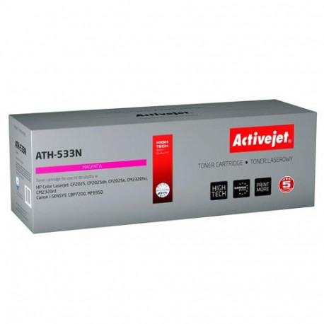 Activejet ATH-533N toner (replacement for HP 304A CC533A, Canon CRG-718M; Supreme; 3200 pages; magen