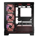 Modecom Volcano SPACE APEX ARGB MIDI USB 3.0 X 2 CYPE-C - AT Midi Tower Black