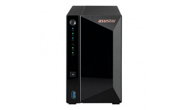 Asustor DRIVESTOR 2 Pro Gen2 AS3302T v2 NAS Realtek RTD1619B 2 GB DDR4 ADM Black