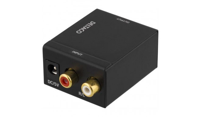 Deltaco AN-DG audio converter Black