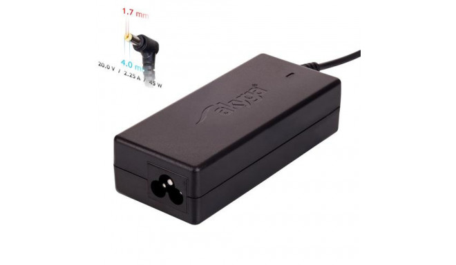 Akyga AK-ND-50 power adapter/inverter Indoor 45 W Black