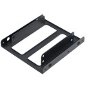 Akasa Mounting adapter allows a 2.5&quot; SSD or HDD to fit into a 3.5&quot; PC drive bay.