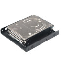 Akasa Mounting adapter allows a 2.5&quot; SSD or HDD to fit into a 3.5&quot; PC drive bay.