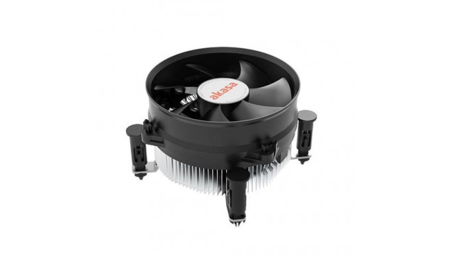 Akasa AK-CC6603EP01 computer cooling system Processor Heatsink/Radiatior 9.5 cm Aluminium, Black 1 p