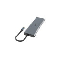 Akasa AK-CBCA28-18BK laptop dock/port replicator Wired USB 3.2 Gen 1 (3.1 Gen 1) Type-C Black, Grey