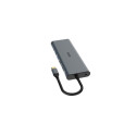 Akasa AK-CBCA28-18BK laptop dock/port replicator Wired USB 3.2 Gen 1 (3.1 Gen 1) Type-C Black, Grey