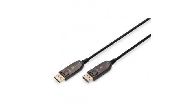 Digitus DisplayPort AOC Hybrid Fiber Optic Cable, UHD 8K, 15 m