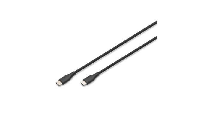Digitus USB-C silicone connection cable, 1m, black
