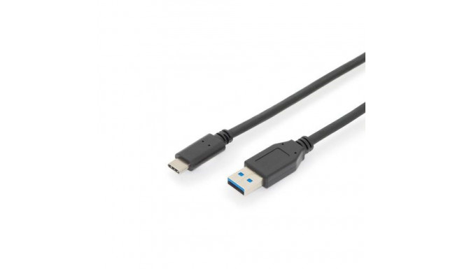 Digitus USB Type-C connection cable, Gen2, Type-C to A