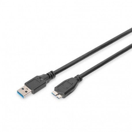 Digitus USB-A - Micro-B connection cable, 1m