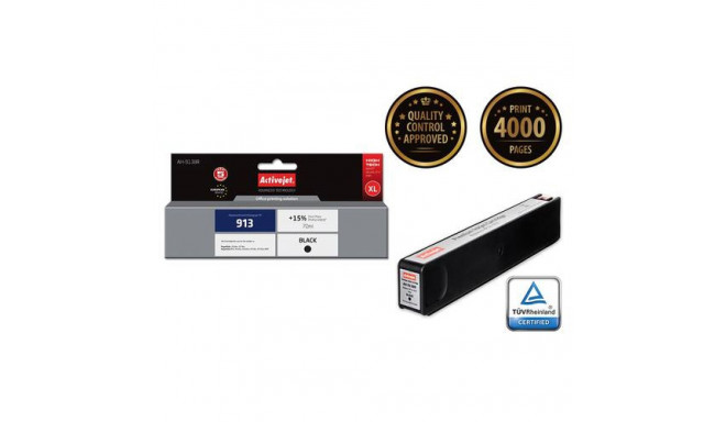 Activejet AH-913BR ink (replacement for HP 913 L0R095AE; Premium; 70 ml; black)