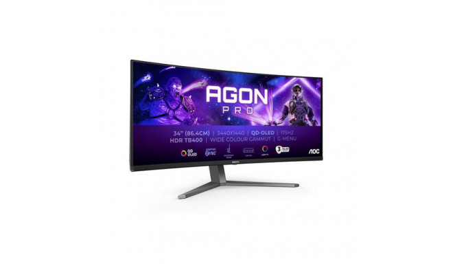 AOC AGON PRO AG346UCD computer monitor 86.4 cm (34&quot;) 3440 x 1440 pixels Wide Quad HD QD-OLE