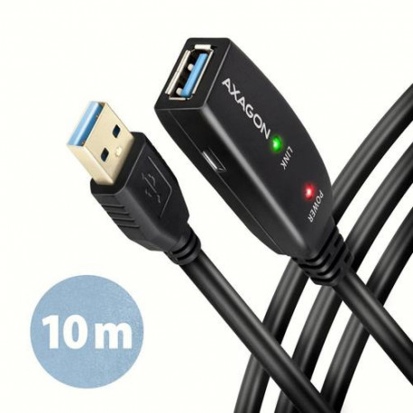 Axagon ADR-310 USB 3.2 Gen 1 A-M -> A-F active extension/repeater cable 10m