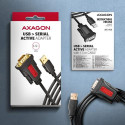 Axagon ADS-1PSN USB-A 2.0 - serial RS-232 DB9-M Prolific adapter cable 1.5m - Adapter - Digital/Date