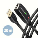 Axagon ADR-220 USB 2.0 A-M -&gt; A-F active extension/repeater cable 20m - Kabel - Digital/Daten