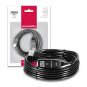 Axagon ADR-205 USB cable USB 2.0 5 m USB A Black