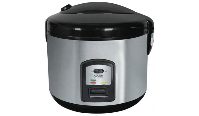 Adler AD 6406 rice cooker 1000 W Black, Stainless steel