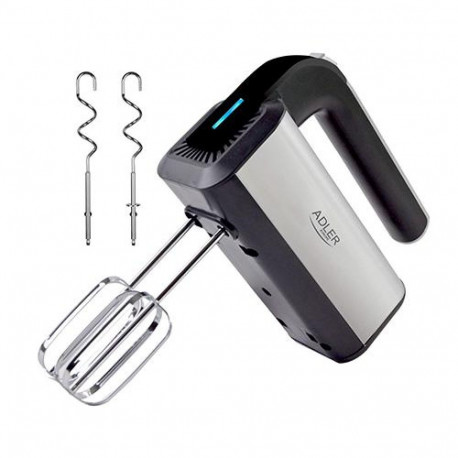 Adler AD 4225 mixer Hand mixer 800 W Black, Silver