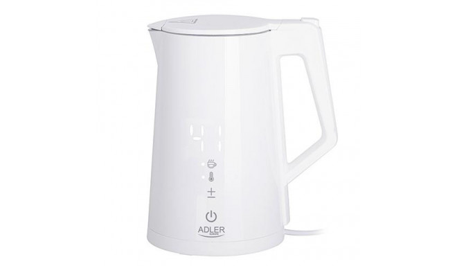 Adler AD 1345 electric kettle 1.7 L 1850 W White